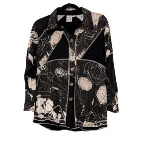 Parsley & Sage Black and White Shirt